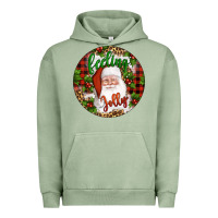 Pigment Oil Green Christmas feeling jolly santa Urban Hoodie - Artiststas