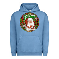 Pigment Pebble Blue Christmas feeling jolly santa Urban Hoodie - Artiststas