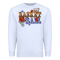 White basketball Premium Sweatshirt - texasbilliewilder