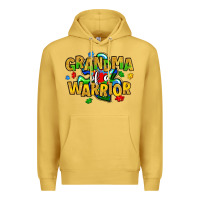 Antique Gold grandma of a warrior Premium Hoodie - Artiststas