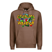 Chestnut grandma of a warrior Premium Hoodie - Artiststas