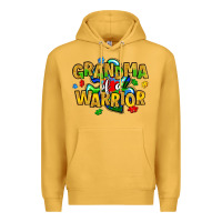 Mustard grandma of a warrior Premium Hoodie - Artiststas