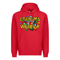 Red grandma of a warrior Premium Hoodie - Artiststas
