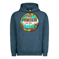 Pigment Midnight Navy cutest pumpkin İn the patch Urban Hoodie - BundleAndBundleShop