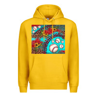 Lemon baseball leopard turquoise sunflower Premium Hoodie - JahusDesignShop