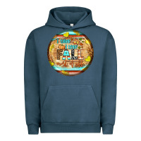 Pigment Midnight Navy i think i love fall most of all Urban Hoodie - BundleAndBundleShop