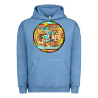 Pigment Pebble Blue i think i love fall most of all Urban Hoodie - BundleAndBundleShop
