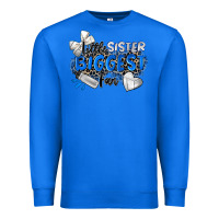 True Royal little sister biggest fan volleyball Premium Sweatshirt - Zillion Design Studio