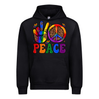 Black peace Urban Hoodie - JahusDesignShop