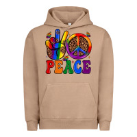 Pigment Burro peace Urban Hoodie - JahusDesignShop