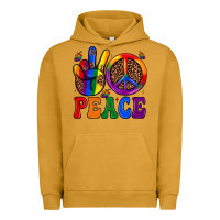 Pigment Peanut Butter peace Urban Hoodie - JahusDesignShop