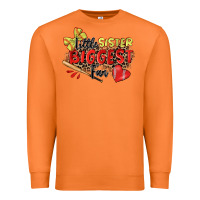 Carrot little sister biggest fan softball Premium Sweatshirt - Zillion Design Studio