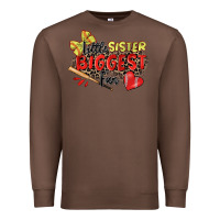 Chestnut little sister biggest fan softball Premium Sweatshirt - Zillion Design Studio