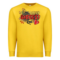 Lemon little sister biggest fan softball Premium Sweatshirt - Zillion Design Studio
