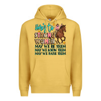 Antique Gold heres to strong women Premium Hoodie - Artiststas