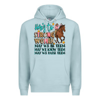 Blue Mist heres to strong women Premium Hoodie - Artiststas