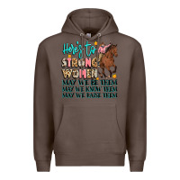 Coffee heres to strong women Premium Hoodie - Artiststas