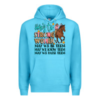 Ocean Blue heres to strong women Premium Hoodie - Artiststas