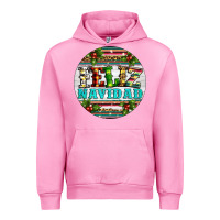 Fuchsia Pink Christmas feliz navidad Urban Hoodie - Artiststas