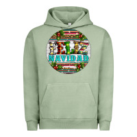 Pigment Oil Green Christmas feliz navidad Urban Hoodie - Artiststas