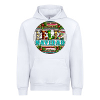 White Christmas feliz navidad Urban Hoodie - Artiststas