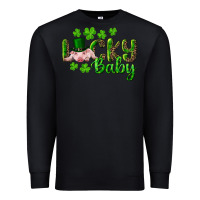 Black Lucky Baby With Pig Premium Sweatshirt - RanaPortraitStore