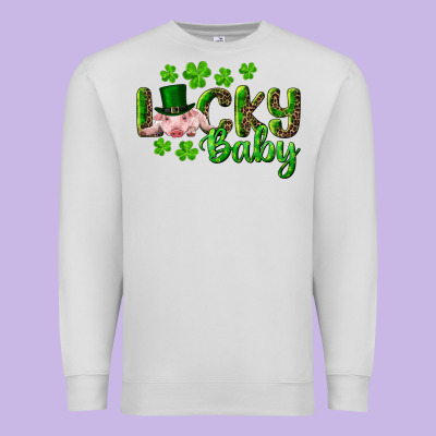 Premium Sweatshirt Lucky Baby With Pig