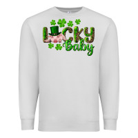 Dove Grey Lucky Baby With Pig Premium Sweatshirt - RanaPortraitStore