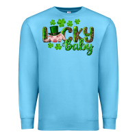 Ocean Blue Lucky Baby With Pig Premium Sweatshirt - RanaPortraitStore