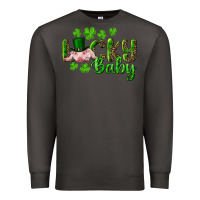 Smoke Lucky Baby With Pig Premium Sweatshirt - RanaPortraitStore