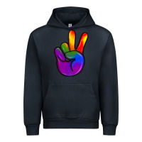 Navy pride peace hand Urban Hoodie - JahusDesignShop
