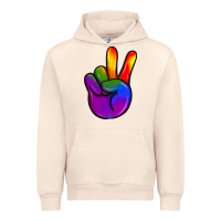 Sandshell pride peace hand Urban Hoodie - JahusDesignShop