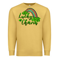 Lucky Charm Rainbow And Shamrocks Premium Sweatshirt | Teevron