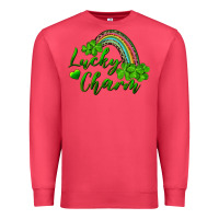 Cardinal Lucky charm rainbow and shamrocks Premium Sweatshirt - RanaPortraitStore
