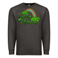 Smoke Lucky charm rainbow and shamrocks Premium Sweatshirt - RanaPortraitStore