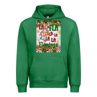 Emerald christmas fla la la la la la flamingo air freshener Urban Hoodie - Artiststas
