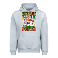 Heather Grey christmas fla la la la la la flamingo air freshener Urban Hoodie - Artiststas