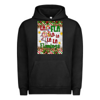 Pigment Black christmas fla la la la la la flamingo air freshener Urban Hoodie - Artiststas