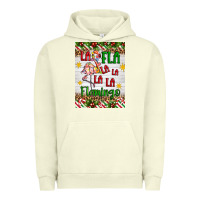Pigment Pistachio christmas fla la la la la la flamingo air freshener Urban Hoodie - Artiststas