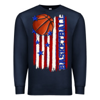 Navy basketball american flag Premium Sweatshirt - texasbilliewilder