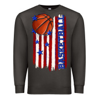 Smoke basketball american flag Premium Sweatshirt - texasbilliewilder