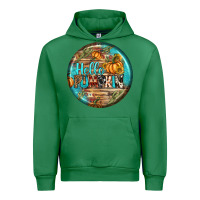 Emerald hello pumpkin earrings Urban Hoodie - BundleAndBundleShop