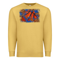 Antique Gold basketball background Premium Sweatshirt - texasbilliewilder