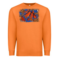 Carrot basketball background Premium Sweatshirt - texasbilliewilder
