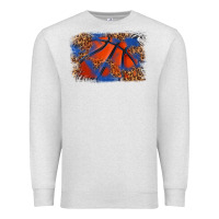 Oatmeal Heather basketball background Premium Sweatshirt - texasbilliewilder