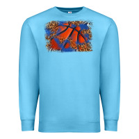 Ocean Blue basketball background Premium Sweatshirt - texasbilliewilder
