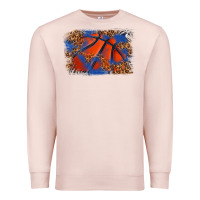 Pale Pink basketball background Premium Sweatshirt - texasbilliewilder