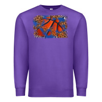 Purple basketball background Premium Sweatshirt - texasbilliewilder