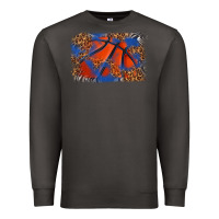 Smoke basketball background Premium Sweatshirt - texasbilliewilder