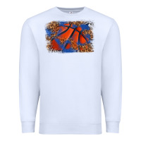 White basketball background Premium Sweatshirt - texasbilliewilder